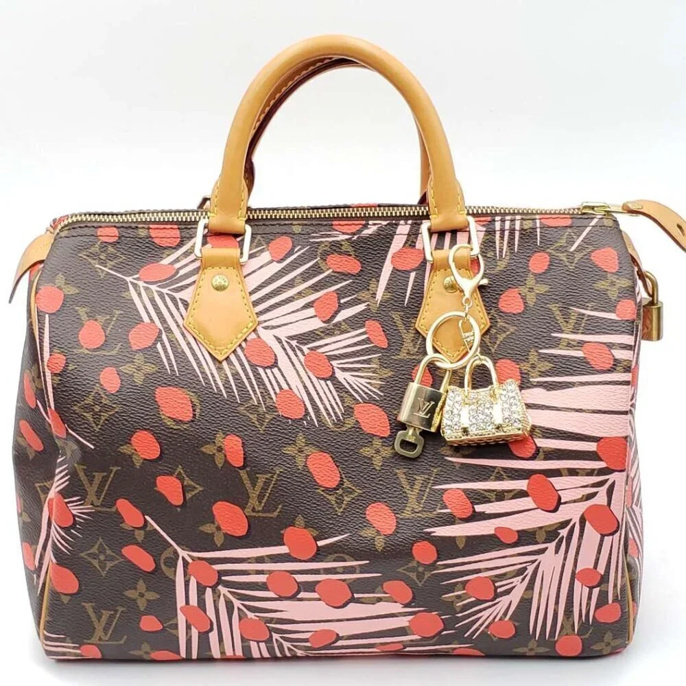 Authentic Louis Vuitton Gold Lock 🔒 Keychain Bag Unbranded Charm LV